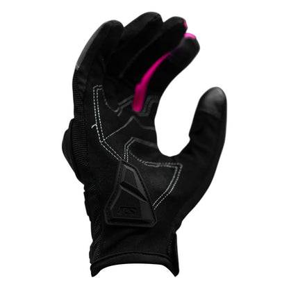 Guantes para moto RS Spurtt RS14 mujer ng/rosa
