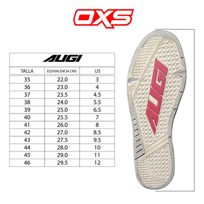 Botas Para Moto Augi U4 Urban Reforzadas Tipo Zapatilla