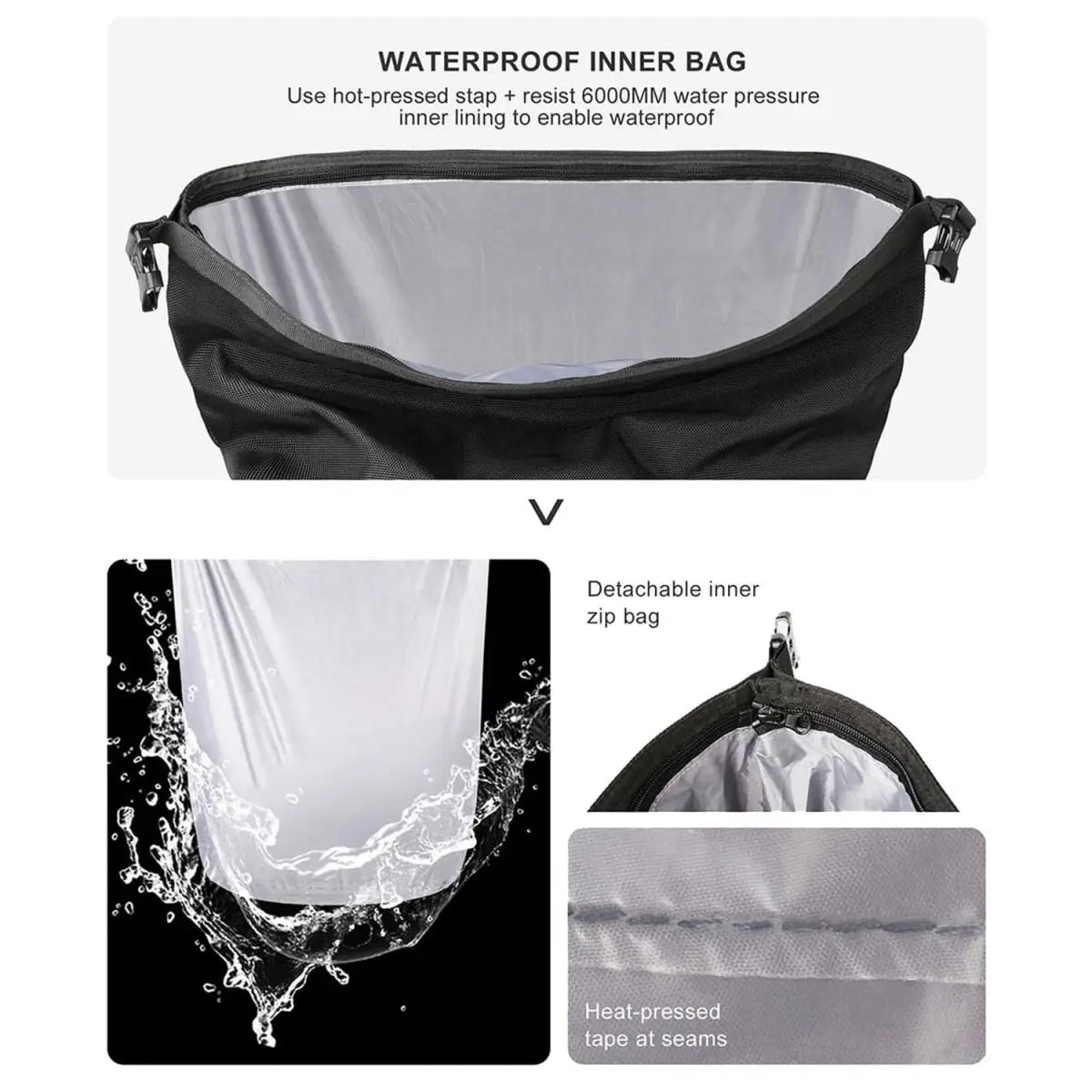 Bolso Lateral 20 litros impermeable