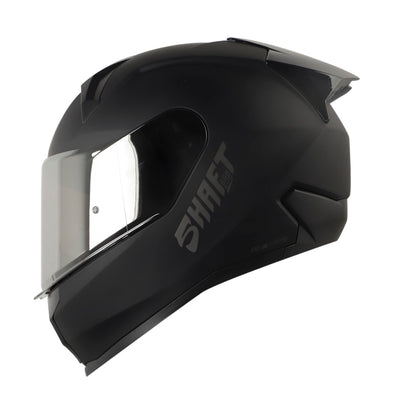 Casco moto Shaft 560 evo solid negro integral