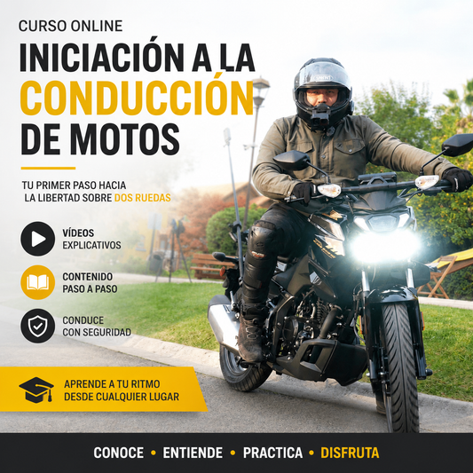 Curso Online de Iniciación a la Conducción de Motos