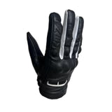 Guantes Moto Calle Mujer Women Negro/Blanco KMZ