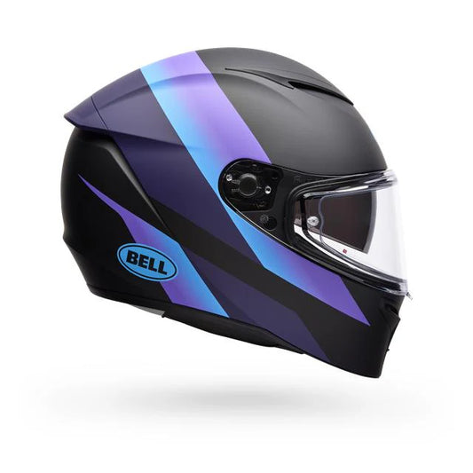Casco Moto Bell Lithium Passion Negro/Azul