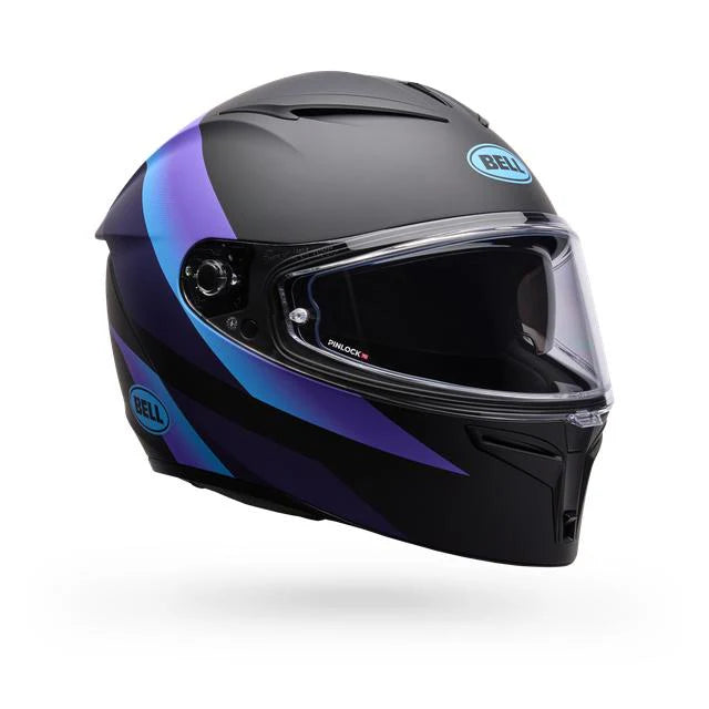 Casco Moto Bell Lithium Passion Negro/Azul