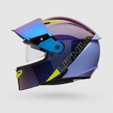 Casco Moto Calle Lithium Mips Plus Delta Negro/Morado Bell